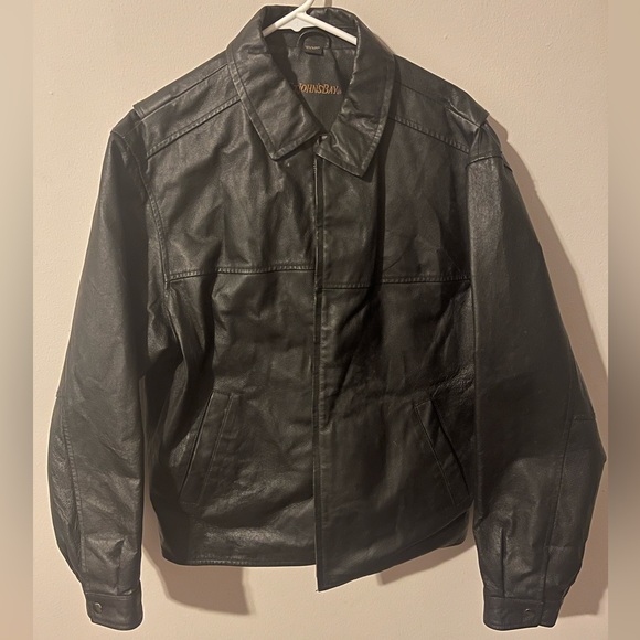 Vintage 80s/90s Mens Leather Jacket - Picture 1 of 5